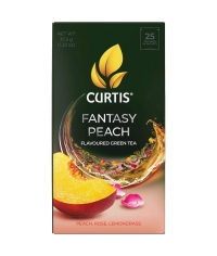 Чай зеленый Curtis Fantasy Peach 25 саше × 1.5 г