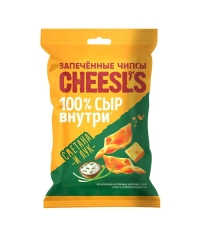 Чипсы пшенично-картофельные запечённые с сыром CHEESL’s Сметана и Лук  50 г