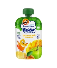Пюре детское Черноголовка Бейби Тропический салатик с Манго 85 г пауч