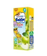 Черноголовка Бейби 100% детский сок Оранжевая корова Яблочный осветленный 200 мл