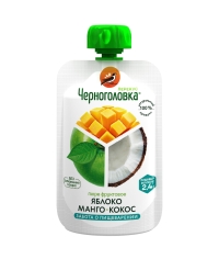 Пюре детское Черноголовка Перекус Манго Кокос 85 г пауч