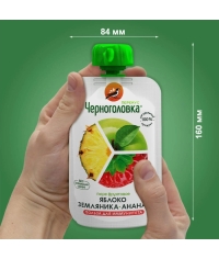 Пюре детское Черноголовка Перекус с Ананасом 85 г пауч