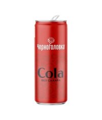 Черноголовка Cola Кола без сахара 330 мл ж/б Черноголовка Cola Кола без сахара 330 мл ж/б