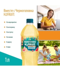 Черноголовка H2FRUIT Грейпфрут Клюква 500 мл ПЭТ