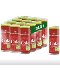 Черноголовка Кола со вкусом Лайм Мята 330 мл ж/б