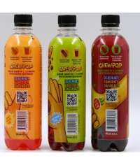 Напиток негазированный CHEWPOP Яблоко Зеленый чай Виноград 500 мл ПЭТ