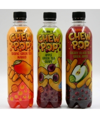 Напиток негазированный CHEWPOP Зеленый чай ЯБЛОКО ВИНОГРАД 500 мл ПЭТ