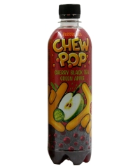 Напиток негазированный CHEWPOP Вишня Черный чай Зеленое яблоко 500 мл ПЭТ