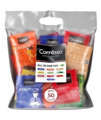 Coffesso набор кофе молотого All in One MIX 50 дрип-пакетов по 9 г (450 г)