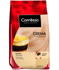 Кофе в зернах Coffesso Crema 1000 г Кофе в зернах Coffesso Crema 1000 г
