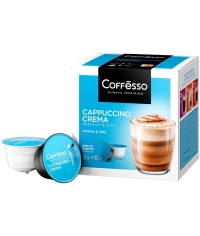 Coffesso кофе-капсулы Dolce Gusto CAPPUCCINO CREMA 8+8 капсул