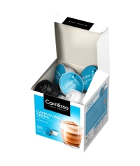 Coffesso кофе-капсулы Dolce Gusto CAPPUCCINO CREMA 8+8 капсул