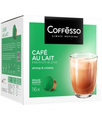 Coffesso кофе-капсулы Dolce Gusto CAFE AU LAIT Кофе с молоком растворимый 10 г