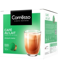 Coffesso кофе-капсулы Dolce Gusto CAFE AU LAIT Кофе с молоком растворимый 10 г