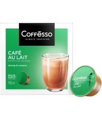 Coffesso кофе-капсулы Dolce Gusto CAFE AU LAIT Кофе с молоком растворимый 10 г