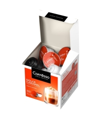 Coffesso кофе-капсулы Dolce Gusto DOLCE CARAMEL 8+8 капсул