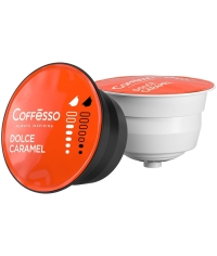 Coffesso кофе-капсулы Dolce Gusto DOLCE CARAMEL 8+8 капсул