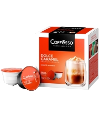 Coffesso кофе-капсулы Dolce Gusto DOLCE CARAMEL 8+8 капсул