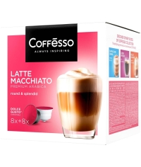 Coffesso кофе-капсулы Dolce Gusto LATTE MACCHIATO 8+8 капсул