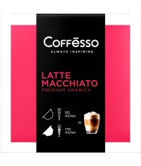 Coffesso кофе-капсулы Dolce Gusto LATTE MACCHIATO 8+8 капсул