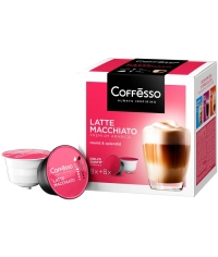 Coffesso кофе-капсулы Dolce Gusto LATTE MACCHIATO 8+8 капсул