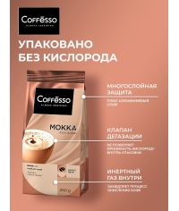 Кофе молотый Coffesso MOKKA 100% робуста 250 г Кофе молотый Coffesso MOKKA 100% робуста 250 г