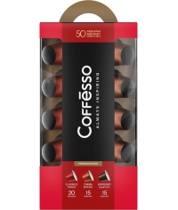 Подарочный набор Coffesso кофе-капсул Nespresso ассорти 50 шт.