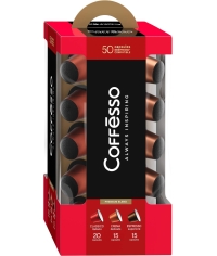 Подарочный набор Coffesso кофе-капсул Nespresso ассорти 50 шт.