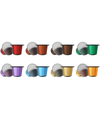 Кофе-капсулы Nespresso Coffesso АССОРТИ 8 вкусов по 5 г коробкой 80 шт.