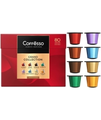 Кофе-капсулы Nespresso Coffesso АССОРТИ 8 вкусов по 5 г коробкой 80 шт.