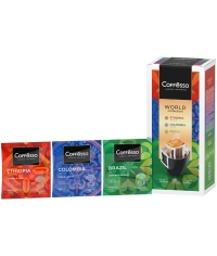 Кофе молотый Coffesso ассорти дрип пакетов 30 ×10 г Кофе молотый Coffesso ассорти дрип пакетов 30 ×10 г