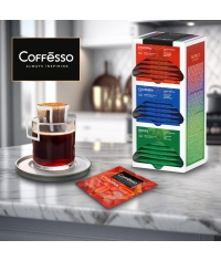 Кофе молотый Coffesso ассорти дрип пакетов 30 ×10 г Кофе молотый Coffesso ассорти дрип пакетов 30 ×10 г