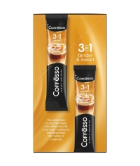 Кофе растворимый Coffesso 3 в 1 Caramel стики 14 г × 20 шт.