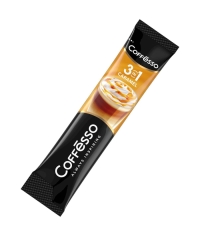 Кофе растворимый Coffesso 3 в 1 Caramel стики 14 г × 20 шт.