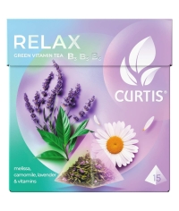 Чай зеленый Curtis RELAX tea 15 пирам. × 1,7 г