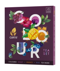 Набор Curtis COLOUR tea SET ассорти 9× 5 саше с цветными чаями