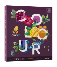 Набор Curtis COLOUR tea SET ассорти 9× 5 саше с цветными чаями