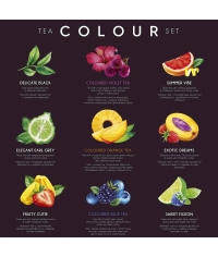 Набор Curtis COLOUR tea SET ассорти 9× 5 саше с цветными чаями
