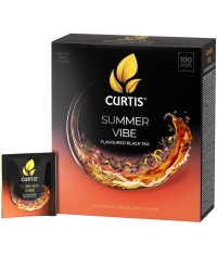 Чай черный Curtis Summer Vibe 100 саше × 1.5 г Чай черный Curtis Summer Vibe 100 саше × 1.5 г