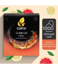 Чай черный Curtis Summer Vibe 100 саше × 1.5 г Чай черный Curtis Summer Vibe 100 саше × 1.5 г