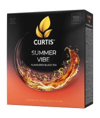 Чай черный Curtis Summer Vibe 100 саше × 1.5 г Чай черный Curtis Summer Vibe 100 саше × 1.5 г