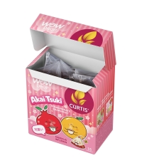 Curtis WOW DROP чай фруктово-травяной AKAI TSUKI каркаде 15 пирам. × 1,5 г