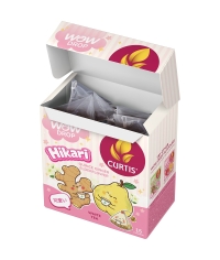 Curtis WOW DROP белый чай фруктово-травяной HIKARI айва бузина имбирь 15 пирам. × 1,5 г