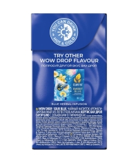 Curtis WOW DROP чай фруктово-травяной SOUR Blue Кислый синий 15 пирам. × 1,5 г