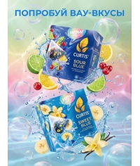 Curtis WOW DROP чай фруктово-травяной SOUR Blue Кислый синий 15 пирам. × 1,5 г