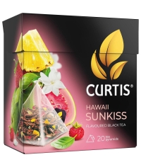 Чай черный ароматизированный Curtis HAWAII SUNKISS 20 пирам. × 1,7 г