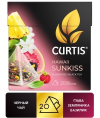 Чай черный ароматизированный Curtis HAWAII SUNKISS 20 пирам. × 1,7 г