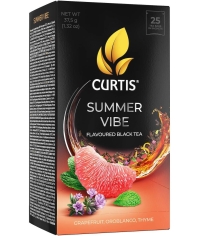 Чай черный ароматизированный Curtis Summer Vibe 25 саше × 1.5 г