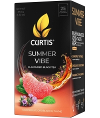 Чай черный ароматизированный Curtis Summer Vibe 25 саше × 1.5 г