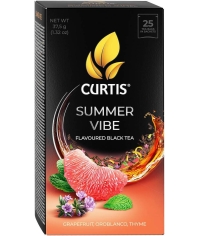 Чай черный ароматизированный Curtis Summer Vibe 25 саше × 1.5 г
